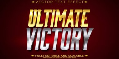 Altın düzenlenebilir metin efekti, metalik ve parlak metin biçimi