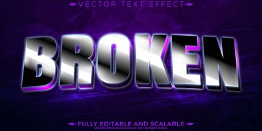 Kırık metin efekti, düzenlenebilir oyun ve film metin biçimi