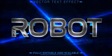 Robot metin efekti, düzenlenebilir siber ve teknolojik metin biçimi