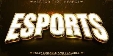 Esport metin efekti, düzenlenebilir oyun ve altın metin biçimi