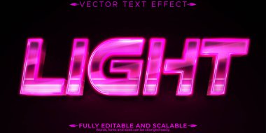Düzenlenebilir metin efekti oyunu, 3d neon ve oyun yazı tipi biçimi