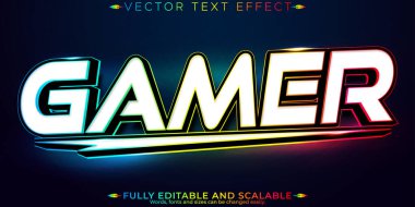 Düzenlenebilir metin efekti oynatıcı, 3d esport ve akış yazı tipi biçimi