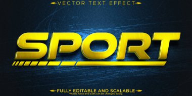 Spor hızı metin efekti, düzenlenebilir yarışçı ve hızlı metin biçimi