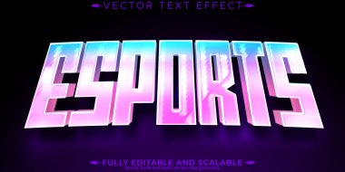 Düzenlenebilir metin efekti esportu, 3d rgb oynatıcı ve akış yazı tipi biçimi