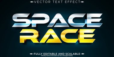 Düzenlenebilir metin efekti, uzay yarış biçimi