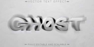 Hayalet metin efekti, düzenlenebilir korku ve çizgi film tarzı