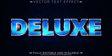 Lüks metin efekti, düzenlenebilir zarif ve parlak metin biçimi
