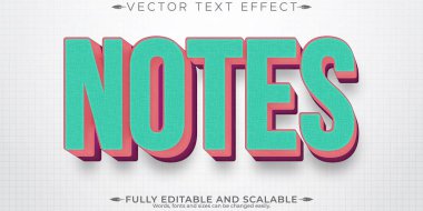 Metin efekti, düzenlenebilir okul ve metin biçimi çizimi