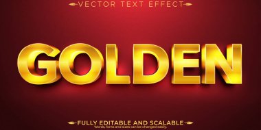 Düzenlenebilir metin efekti, altın lüks metin biçimi