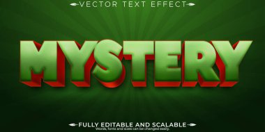 Gizemli metin efekti, düzenlenebilir çizgi roman ve komik metin biçimi