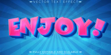 Çizgi film metin efektinin, düzenlenebilir komedyenin ve komik metin stilinin tadını çıkar