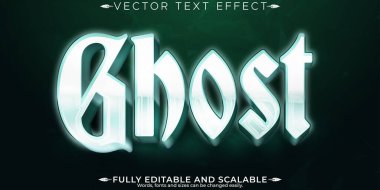 Hayalet metin efekti, düzenlenebilir korku ve çizgi film tarzı