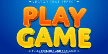 Oyun düzenlenebilir metin efekti oyunu, 3 boyutlu çizgi film ve komik yazı tipleri oyna
