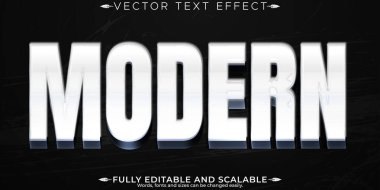 Modern metin efekti, düzenlenebilir perspektif ve zarif metin biçimi