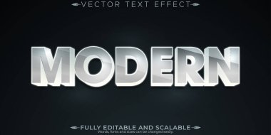 Modern metin efekti, düzenlenebilir perspektif ve zarif metin biçimi