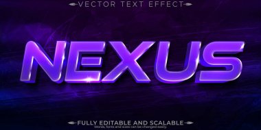 Nexus düzenlenebilir metin efekti, boşluk ve oyun metin biçimi