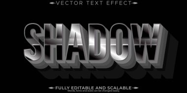 Retro gölge metin efekti, düzenlenebilir gölge ve klasik metin biçimi