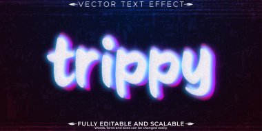 Trippy metin efekti, düzenlenebilir hata ve uyuşturucu metin biçimi
