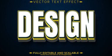 Yaratıcı metin efekti, düzenlenebilir modern ve iş metni biçimi