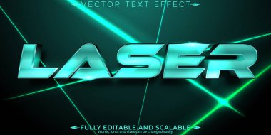 Lazer film metin efekti, düzenlenebilir soygun ve metalik metin biçimi
