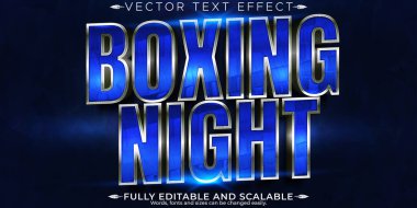 Boks metin efekti, düzenlenebilir kickboks ve savaşçı metin biçimi
