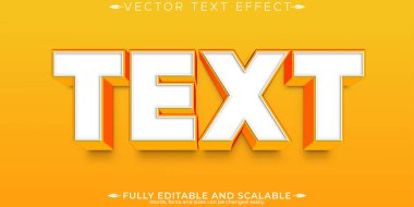Düzenlenebilir metin efekti, düzenlenebilir satış ve poster tarzı