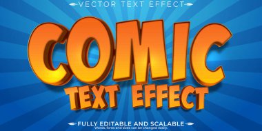 Çizgi roman metin efekti, düzenlenebilir çizgi film ve pop sanatının metin tarzı