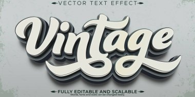 Klasik metin efekti, düzenlenebilir 80 'ler metin biçimi