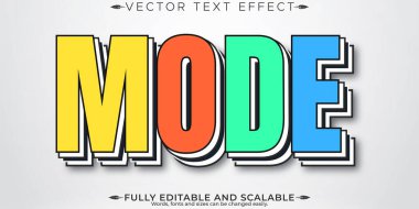 Düzenlenebilir metin efekti modern, 3D yaratıcı ve minimal yazı tipi biçimi