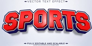 Spor metin efekti, düzenlenebilir basketbol ve futbol metin tarzı