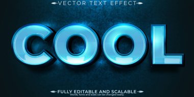 Güzel metin efekti, düzenlenebilir mavi ve sıvı metin biçimi