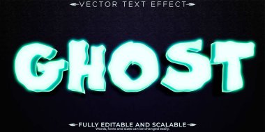 Hayalet metin efekti, düzenlenebilir korku ve çizgi film tarzı