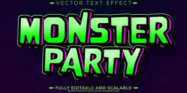 Korku metni efekti, düzenlenebilir cadılar bayramı ve korkutucu metin biçimi