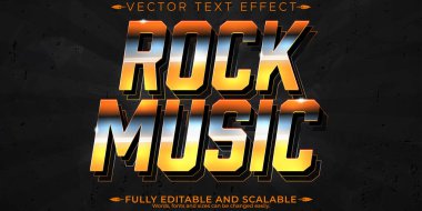 Düzenlenebilir klasik müzik metin efekti, 70 'ler ve 80' ler metin biçimi