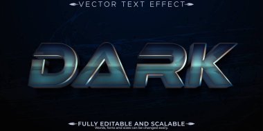 Koyu metin efekti, düzenlenebilir gizemli ve oyun özelleştirilebilir yazı tipi
