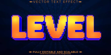 Arcade metin efekti, düzenlenebilir oyun ve nostaljik özelleştirilebilir f