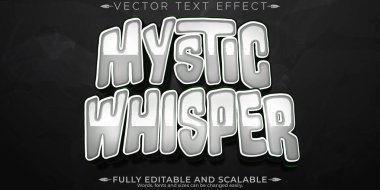 Korku filmi metin efekti, düzenlenebilir vintage ve korkutucu metin biçimi