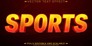 Spor metni efekti, düzenlenebilir atletizm ve uyarlanabilir f