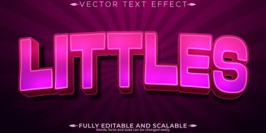 Pembe metin efekti, düzenlenebilir gül ve özelleştirilebilir yazı tipi st