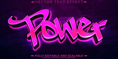 Graffiti metin efekti, düzenlenebilir sprey ve sokak metni tarzı