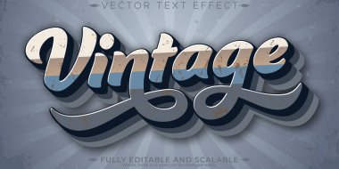 80 'lerin klasik metin efekti, düzenlenebilir retro ve eski metin biçimi