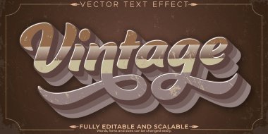 80 'lerin klasik metin efekti, düzenlenebilir retro ve eski metin biçimi