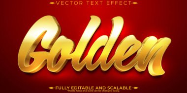 Düzenlenebilir metin efekti, altın lüks metin biçimi