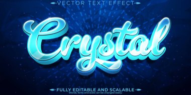 Kristal metin efekti, düzenlenebilir elmas ve görkemli metin biçimi