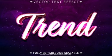 Moda metin efekti, düzenlenebilir alışveriş ve metin biçimi