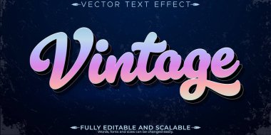 Klasik metin efekti, düzenlenebilir 80 'ler metin biçimi