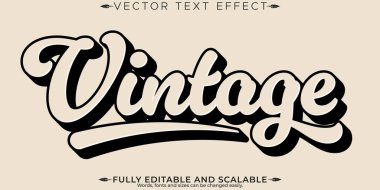 Düzenlenebilir klasik metin efekti, 70 'ler ve 80' ler metin biçimi