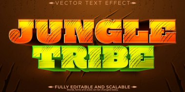 Orman metin efekti, düzenlenebilir orman ve çizgi film metin biçimi