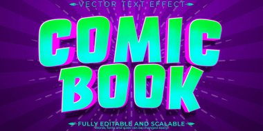 Çizgi roman efekti, düzenlenebilir korku ve zombi metin tarzı