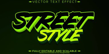 Kentsel düzenlenebilir metin efekti, düzenlenebilir biçim ve graffiti metni